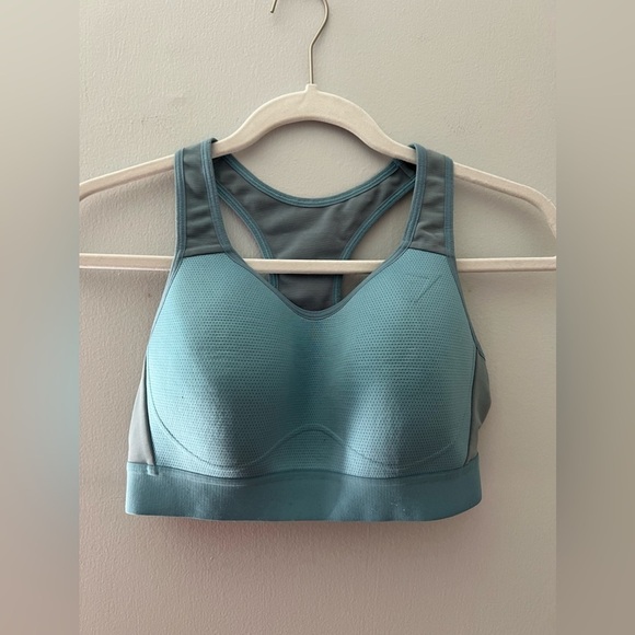 Gymshark Blue Bra High Support Medium - Picture 1 of 5
